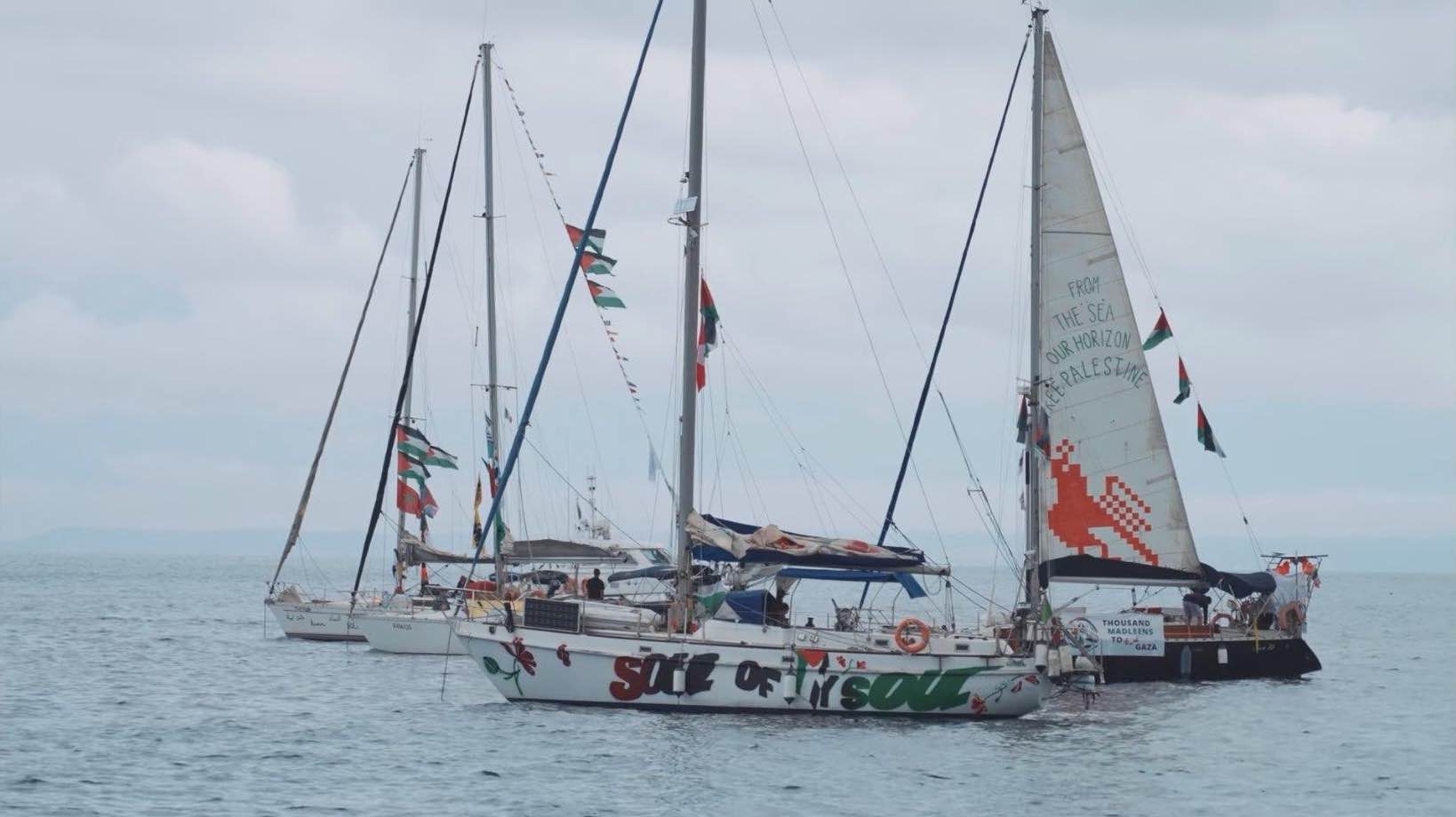 Flotilla Thousand Madleens berada 277km dari Gaza
