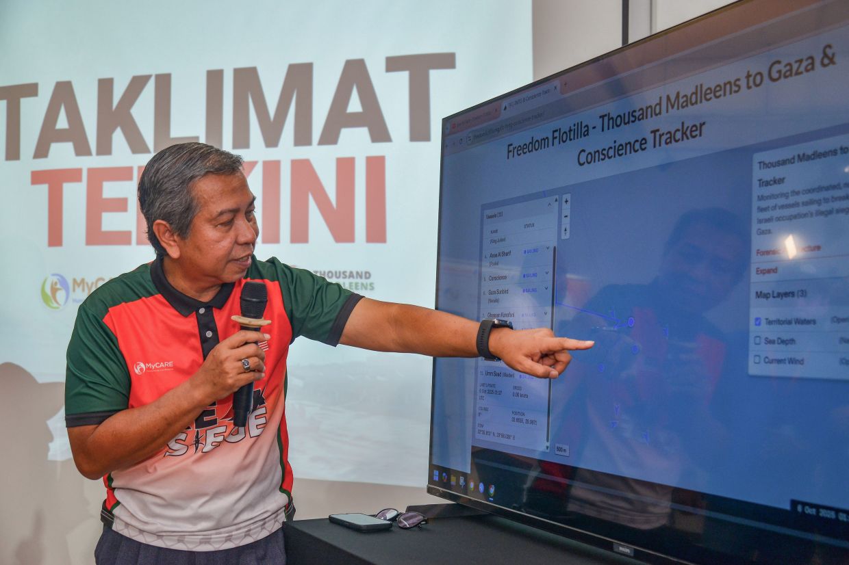 Freedom Flotilla Coalition set to enter Yellow Zone on Oct 7, says MyCARE