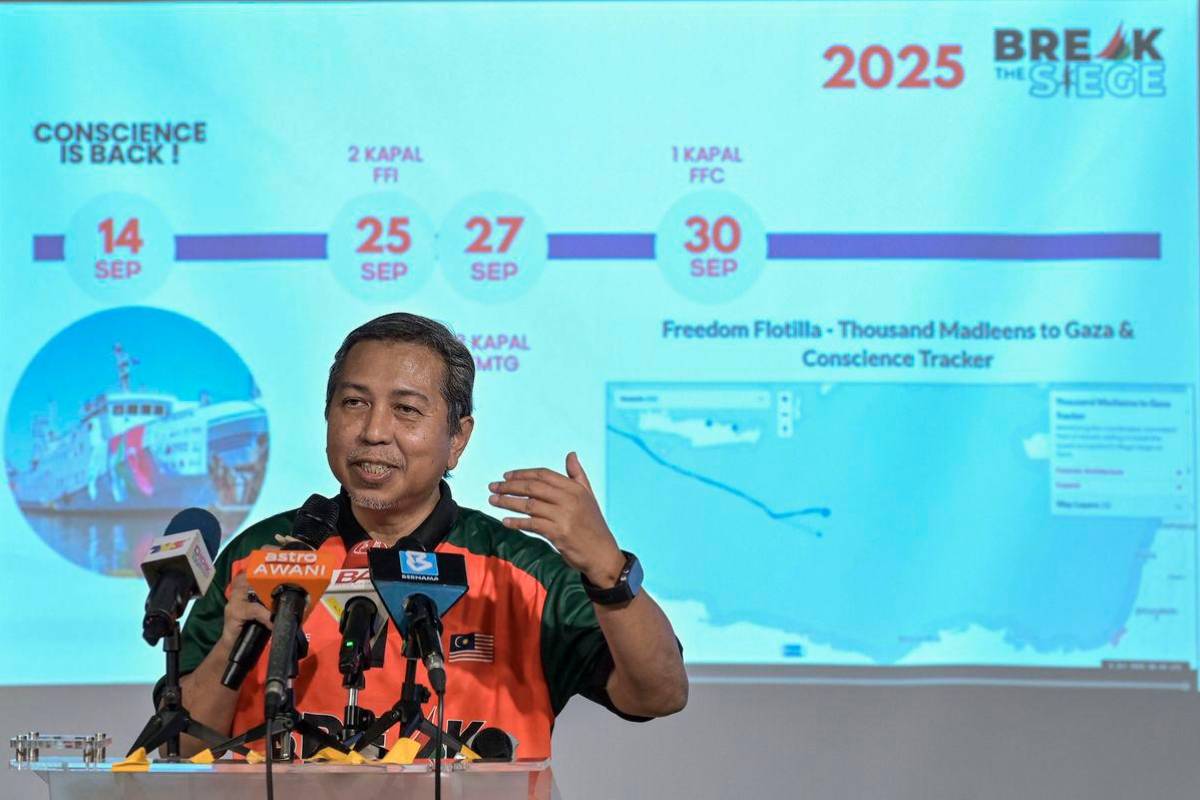 Freedom Flotilla coalition dijangka masuk zon kuning dalam 24 jam