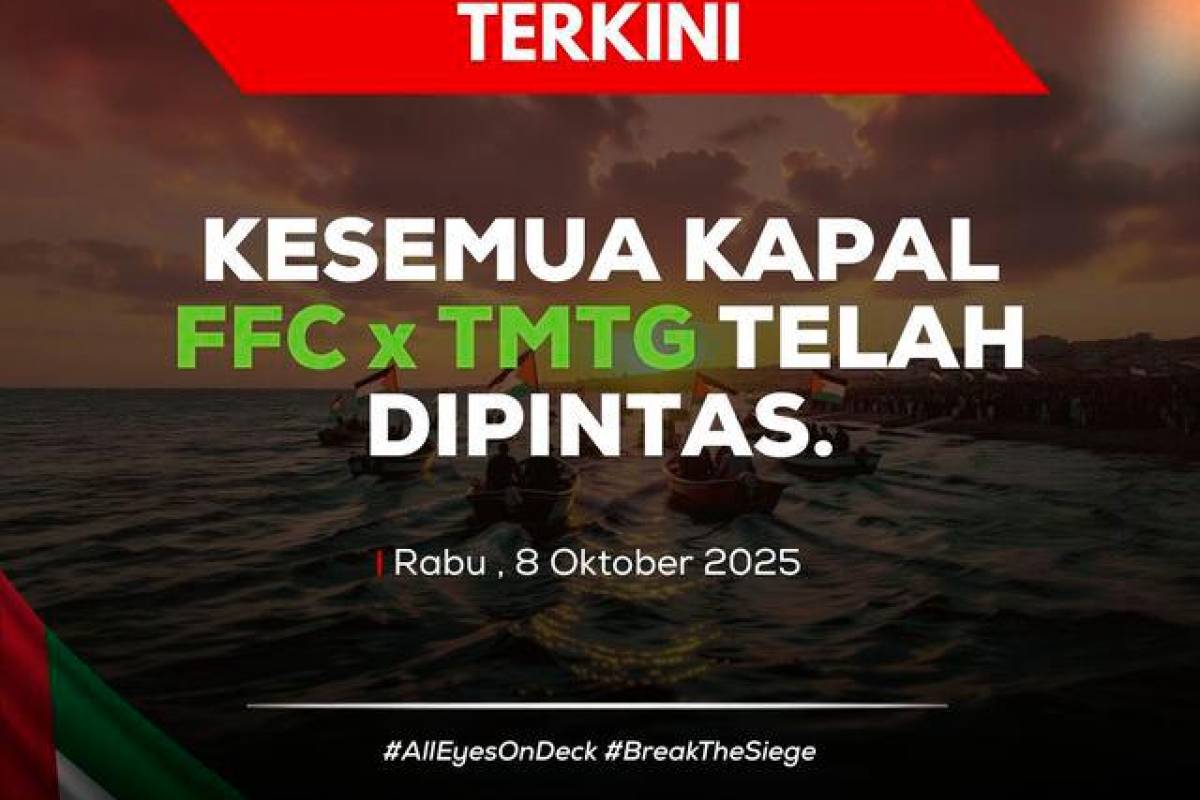 Freedom flotilla with nine Malaysians intercepted by Israeli forces