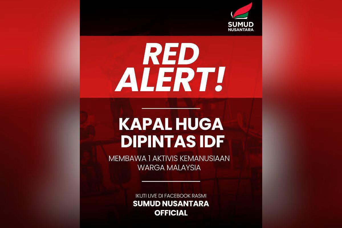 Global Sumud Flotilla enters red zone 100 nautical miles from Gaza