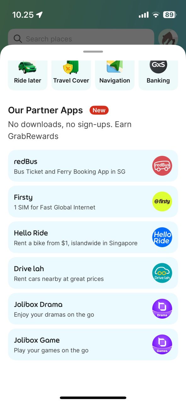 Grab Memperkenalkan Partner Apps – Sokongan Perkhidmatan Pihak Ketiga Dalam Aplikasi