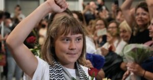 Greta Thunberg lands in Greece among expelled Gaza flotilla activists