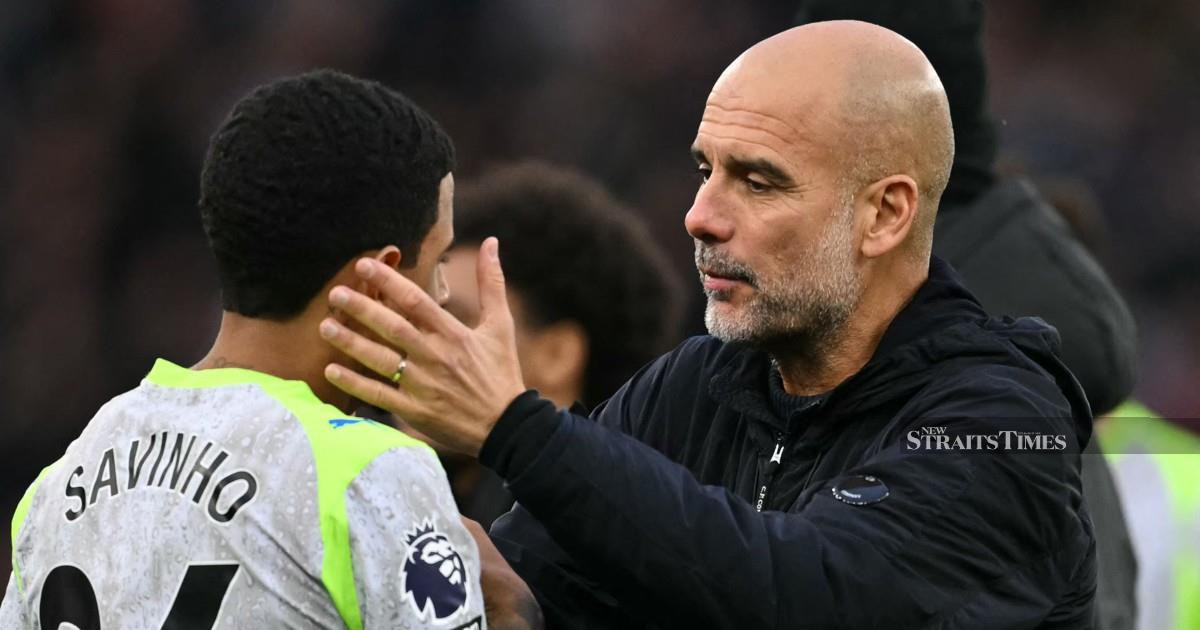 Guardiola satisfied with Man City's performance despite loss at Villa