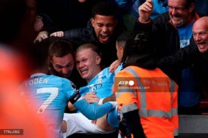 Haaland fires Man City to win at Brentford, Everton end Palace run