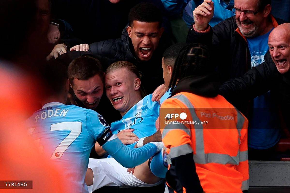 Haaland fires Man City to win at Brentford, Everton end Palace run
