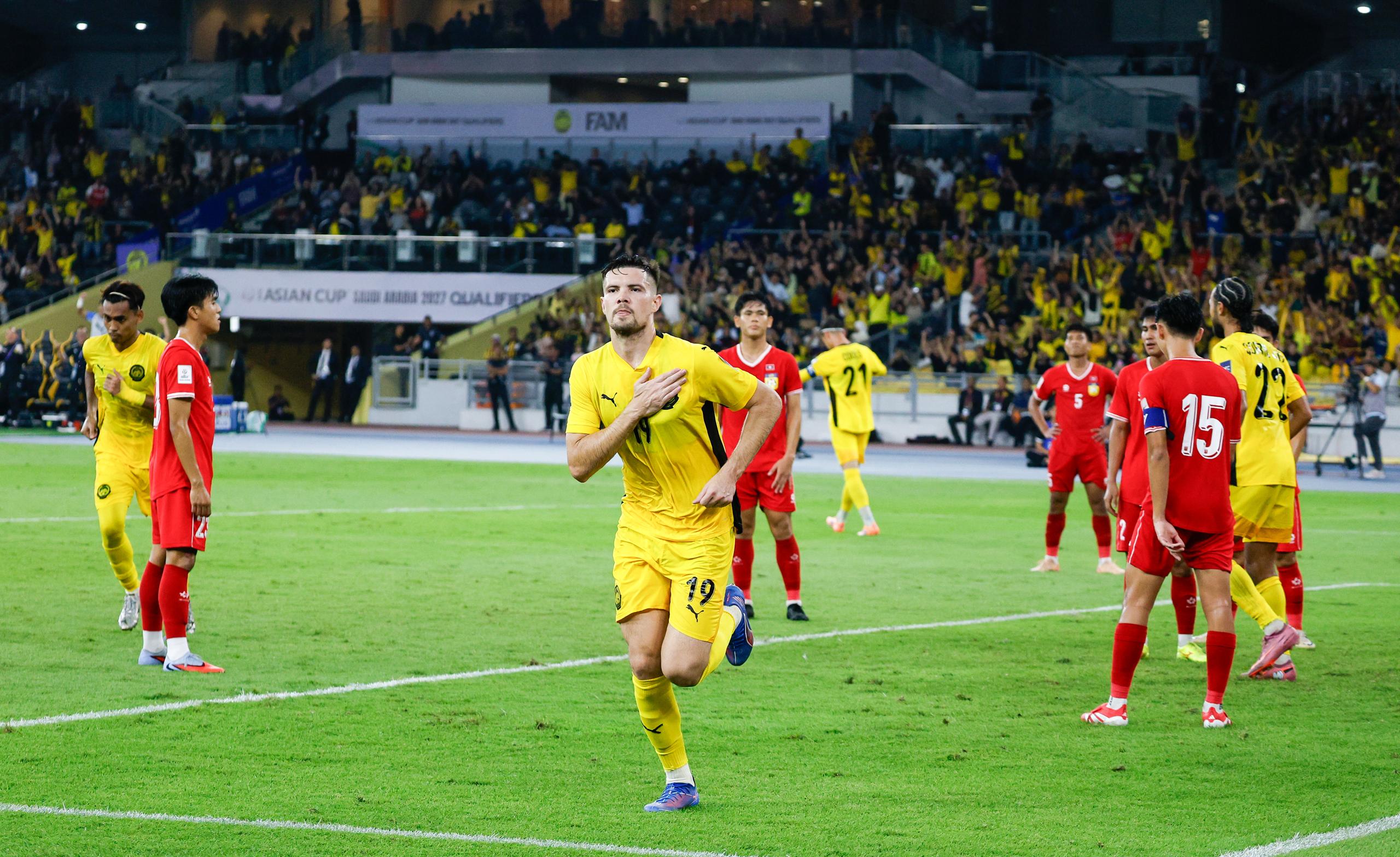 Harimau Malaya bangkit benam Laos 5-1
