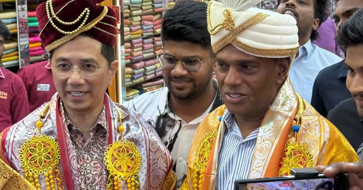 Heads turn as Saravanan, Azmin seen together at Brickfields event