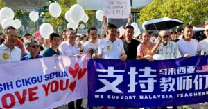 Hundreds rally in support of teachers charged with caning student in Penang