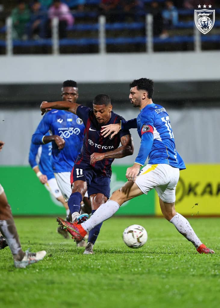 JDT 'bermandi peluh' sebelum tewaskan Penang FC