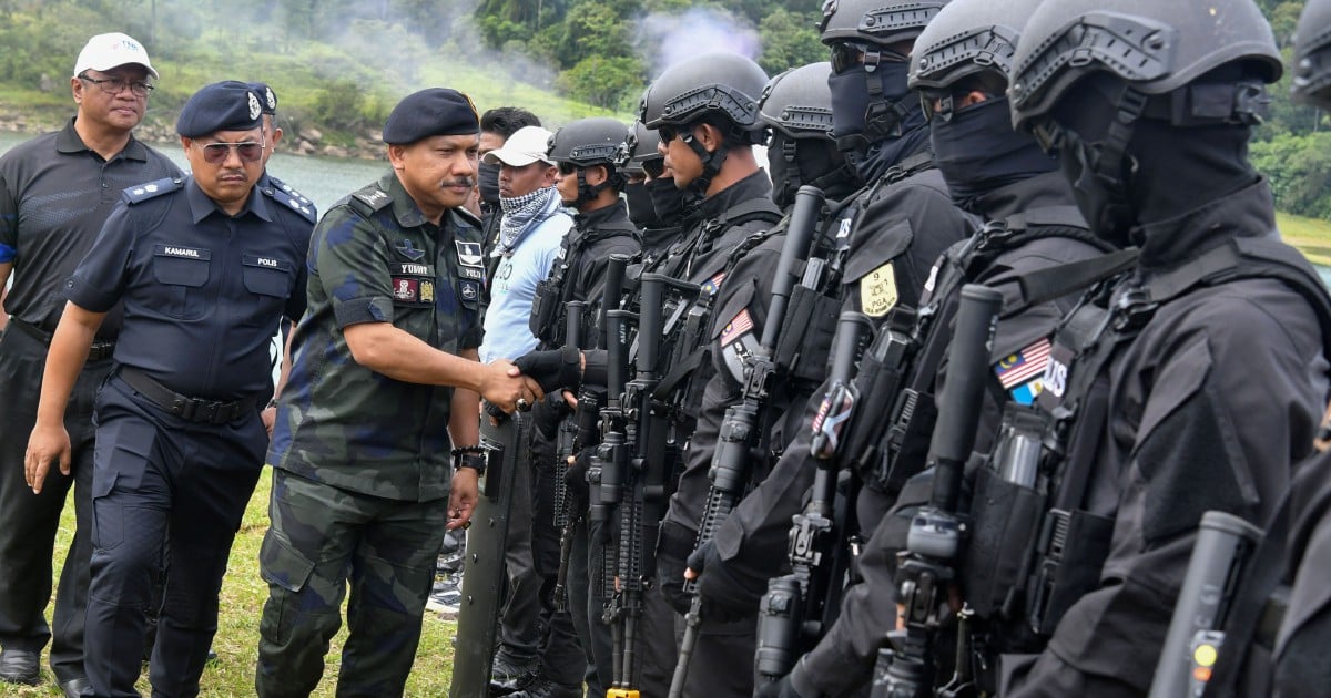 Kelantan police stage terror threat drill at Sultan Ismail Petra power station
