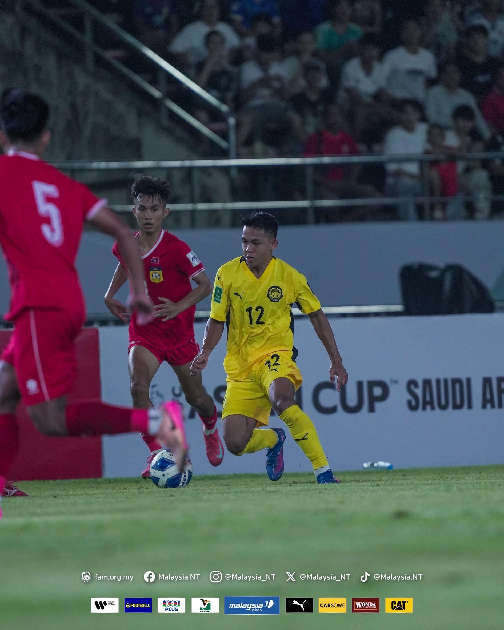 Kelayakan Piala Asia 2027: Malaysia menang 3-0 ke atas Laos