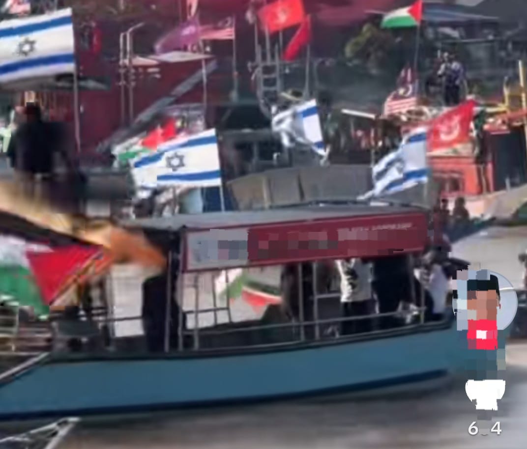 Kibar bendera Israel di Sungai Kelantan, penganjur sedia disiasat