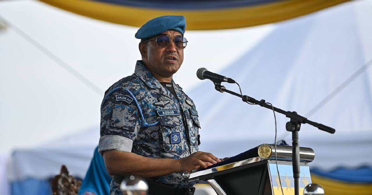 King receives courtesy call from ex-air force chief