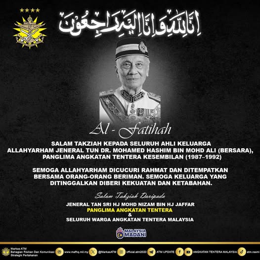 Lebih 500 hadir penghormatan terakhir Mohamed Hashim