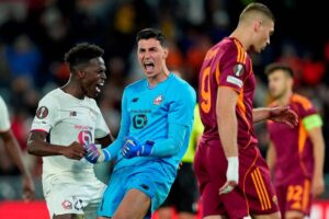 Lille goalkeeper saves three penalties in dramatic Europa League win