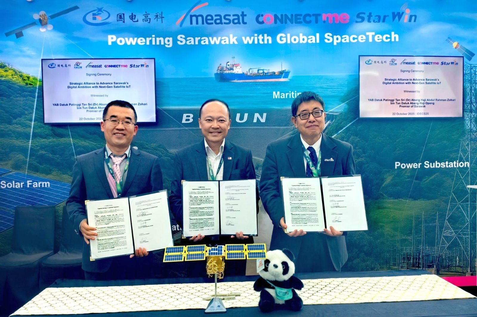 MEASAT teams up with Guodian Gaoke and StarWin to power Sarawak’s digital ambitions with Tianqi LEO satellite constellation