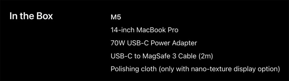 MacBook Pro 14″ M5 Di Malaysia Masih Dijual Dengan Kepala Pengecas Tidak Seperti Di Eropah