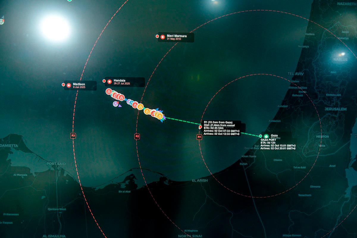 Malaysian flotilla vessel intercepted by Israel near Gaza