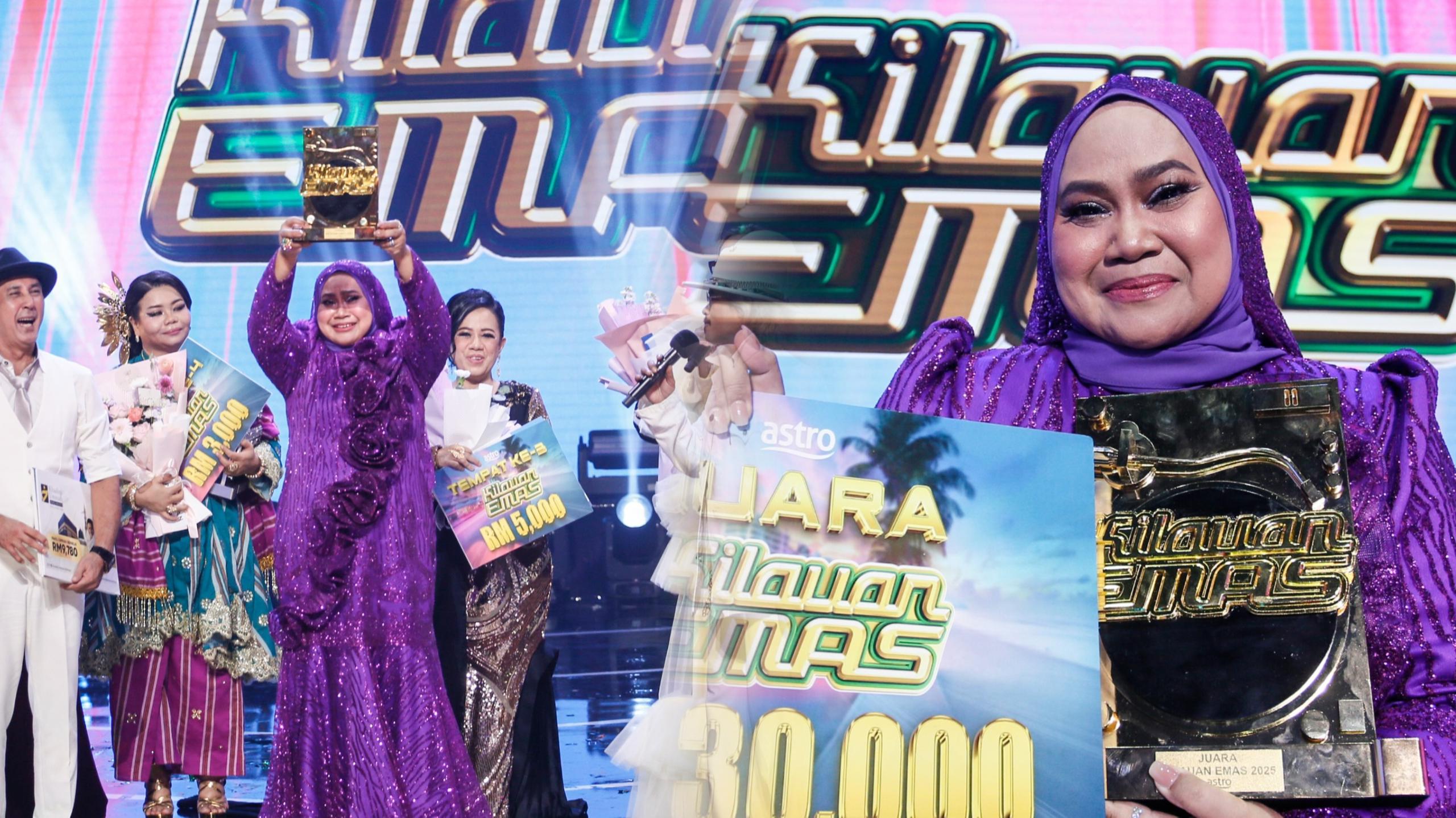 Mazleen dedikasi gelaran juara Kilauan Emas 2025 buat bapa