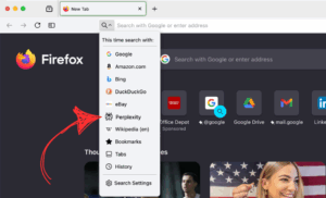 Mozilla Menambah Perplexity Pada Senarai Pilihan Enjin Carian Terbina Firefox