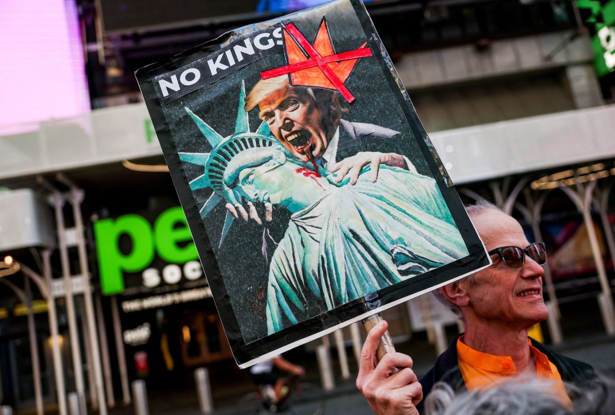 'No Kings' rallies expected to draw millions across US in protest against Trump