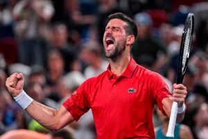 Novak Djokovic battles into Shanghai Masters last 16 after tough match