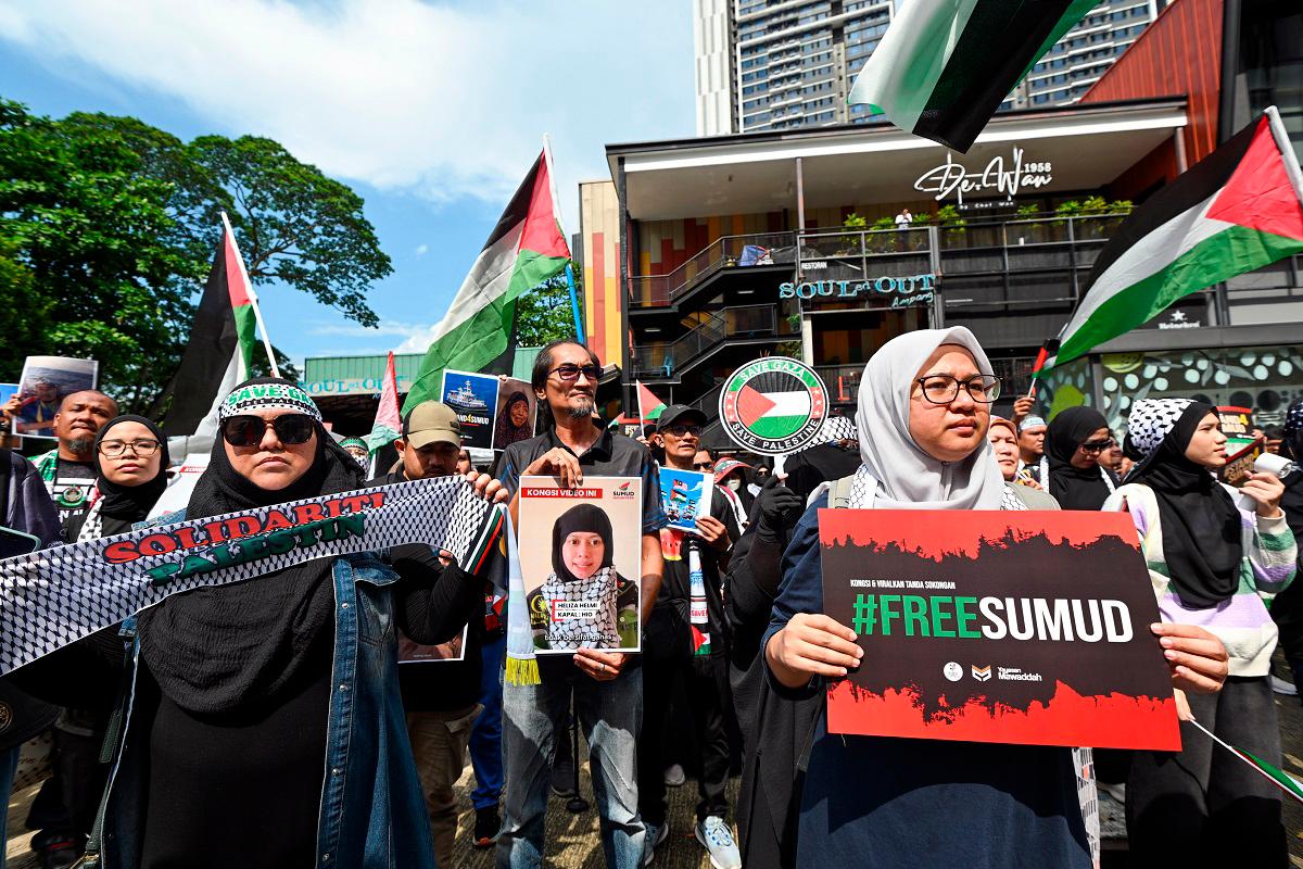 Over 5,000 join Gaza solidarity rally in Melaka for Palestine