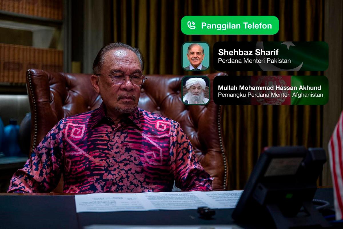 PM Anwar hubungi rakan sejawat Pakistan, Afghanistan cari penyelesaian damai