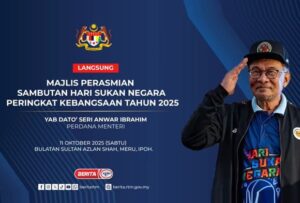 PM opens National Sports Day at Sultan Azlan Shah Roundabout in Ipoh