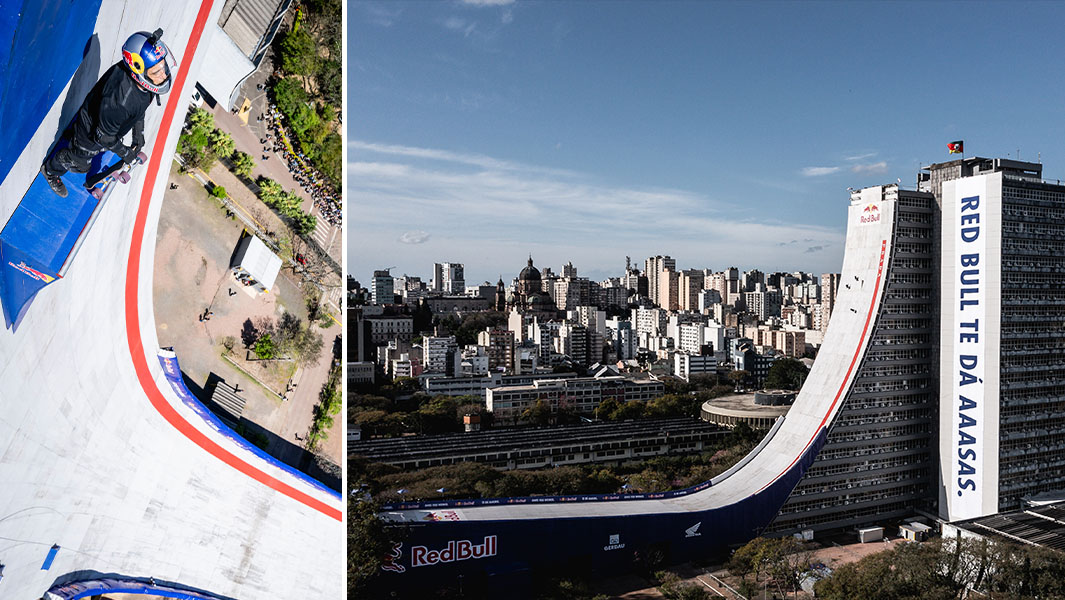 Pemain papan luncur Brazil cipta rekod dunia meluncur dari bangunan 22 tingkat 