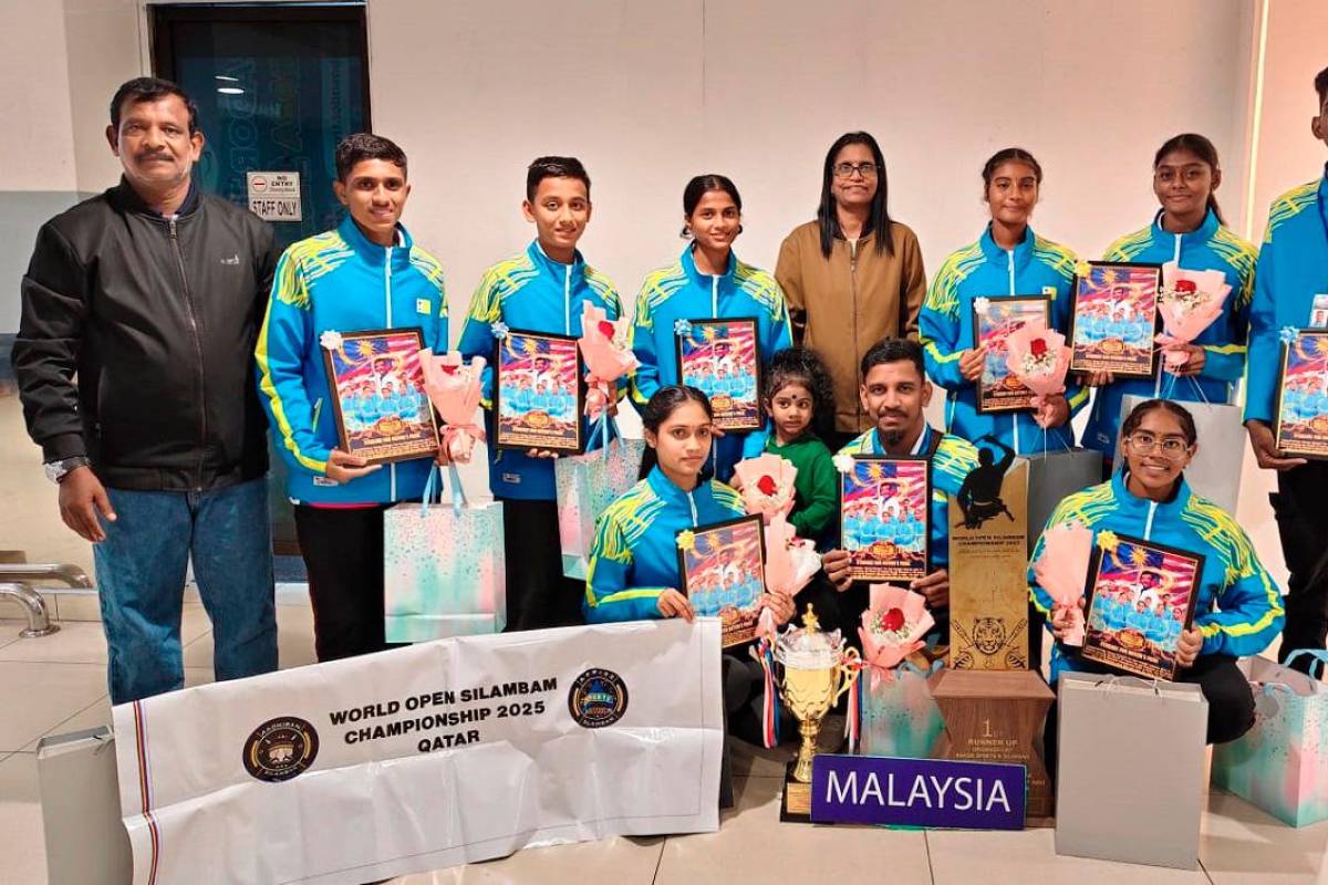 Penang Silambam Team Triumphs at World Championship in Qatar