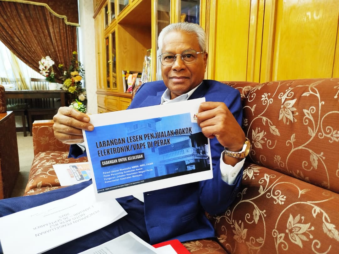 Perak larang pengeluaran lesen jual vape