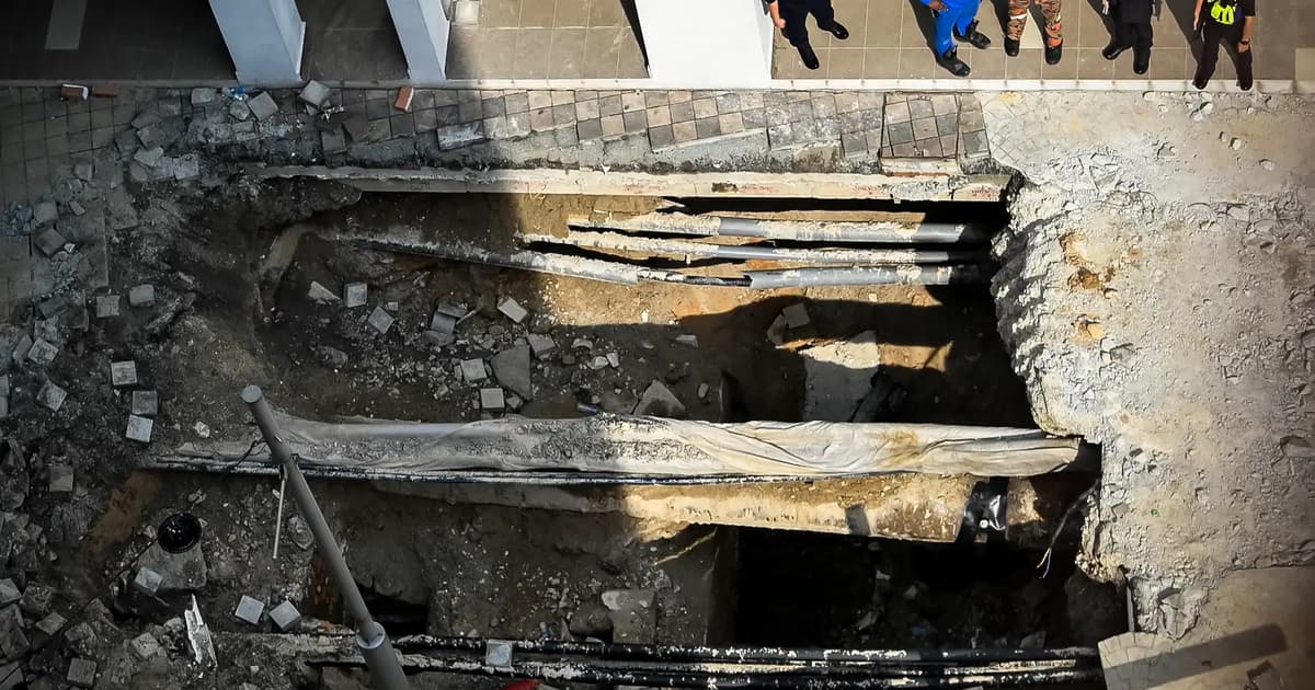 Pipe structure failure, not limestone, caused Jalan Masjid India sinkhole