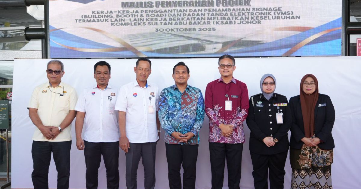 RM3.65mil KSAB signage upgrade completed early, boosts Malaysia-Singapore border efficiency