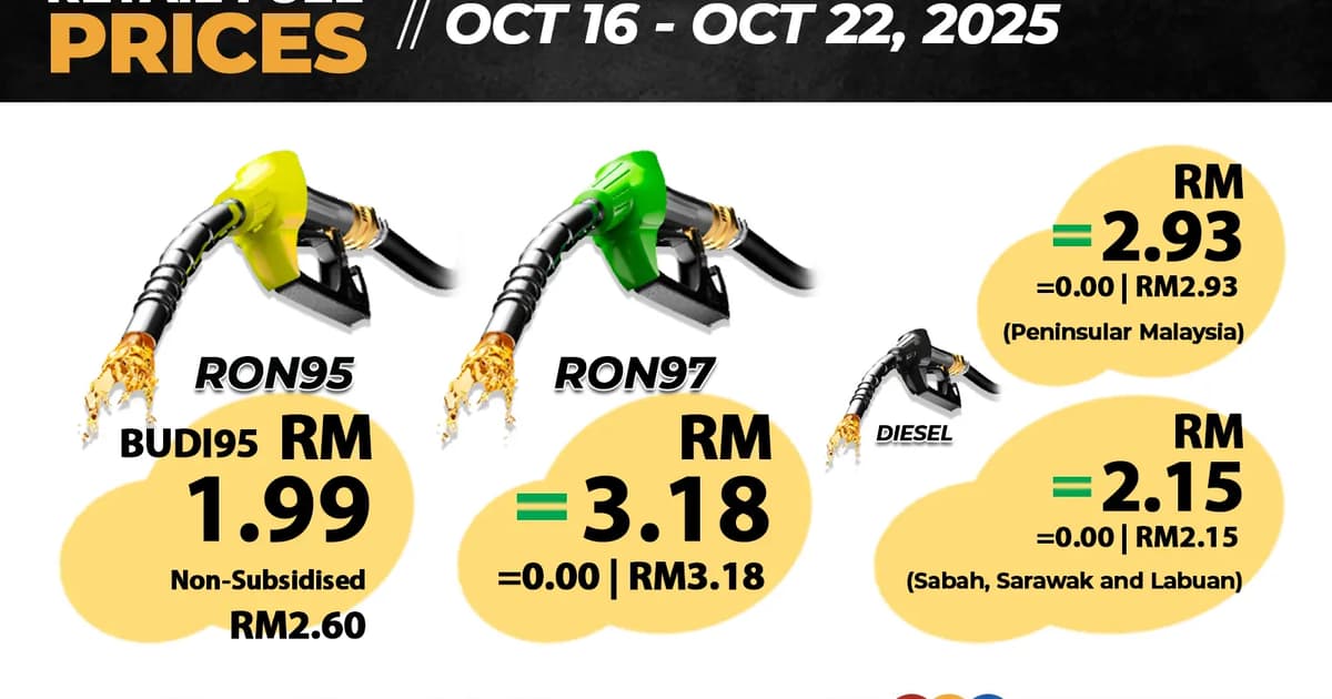 RON97, RON95 prices unchanged | FMT