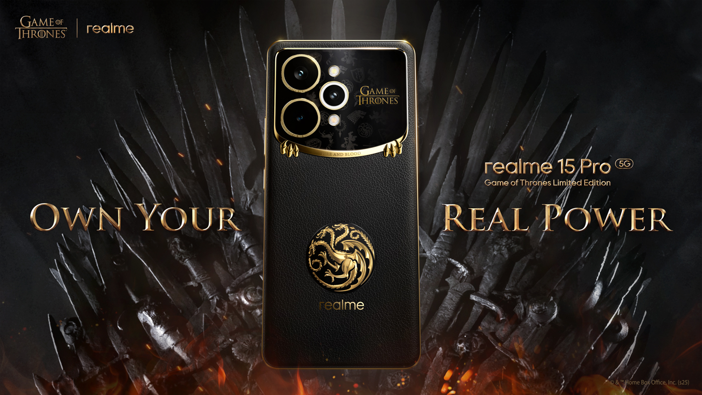 Realme 15 Pro Game of Thrones Limited Edition launched in Malaysia