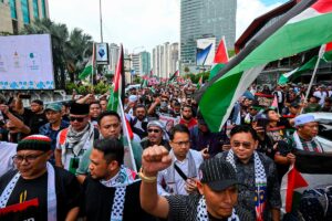 Ribuan rakyat Malaysia sertai himpunan bantah sekatan misi Flotilla