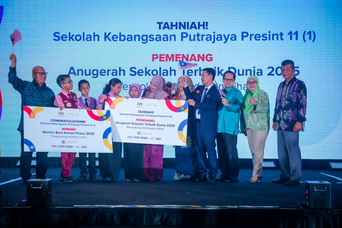 SK Putrajaya Presint 11(1) menang Anugerah Sekolah Terbaik Dunia 2025