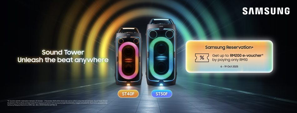 Samsung Sound Tower Ditawarkan Di Malaysia Bermula Harga RM1699 – Pratempahan Dibuka 20 Oktober 2025