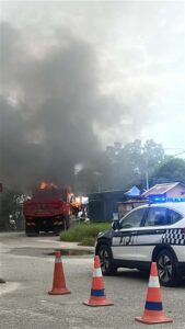 Sanggup bakar lori sendiri elak disita JPJ