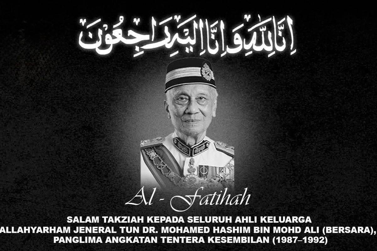 Selangor Sultan expresses sorrow over passing of Tun Mohamed Hashim Mohd Ali