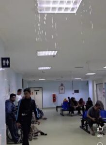 Siling ruang menunggu pesakit HTAA bocor, pesakit bimbang keselamatan