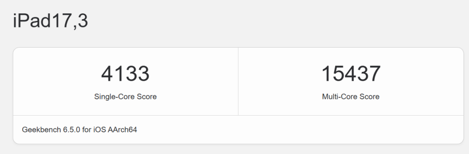 Skor Penanda Aras GeekBench Untuk iPad Pro Dikuasakan Cip Apple M5 Diperlihatkan