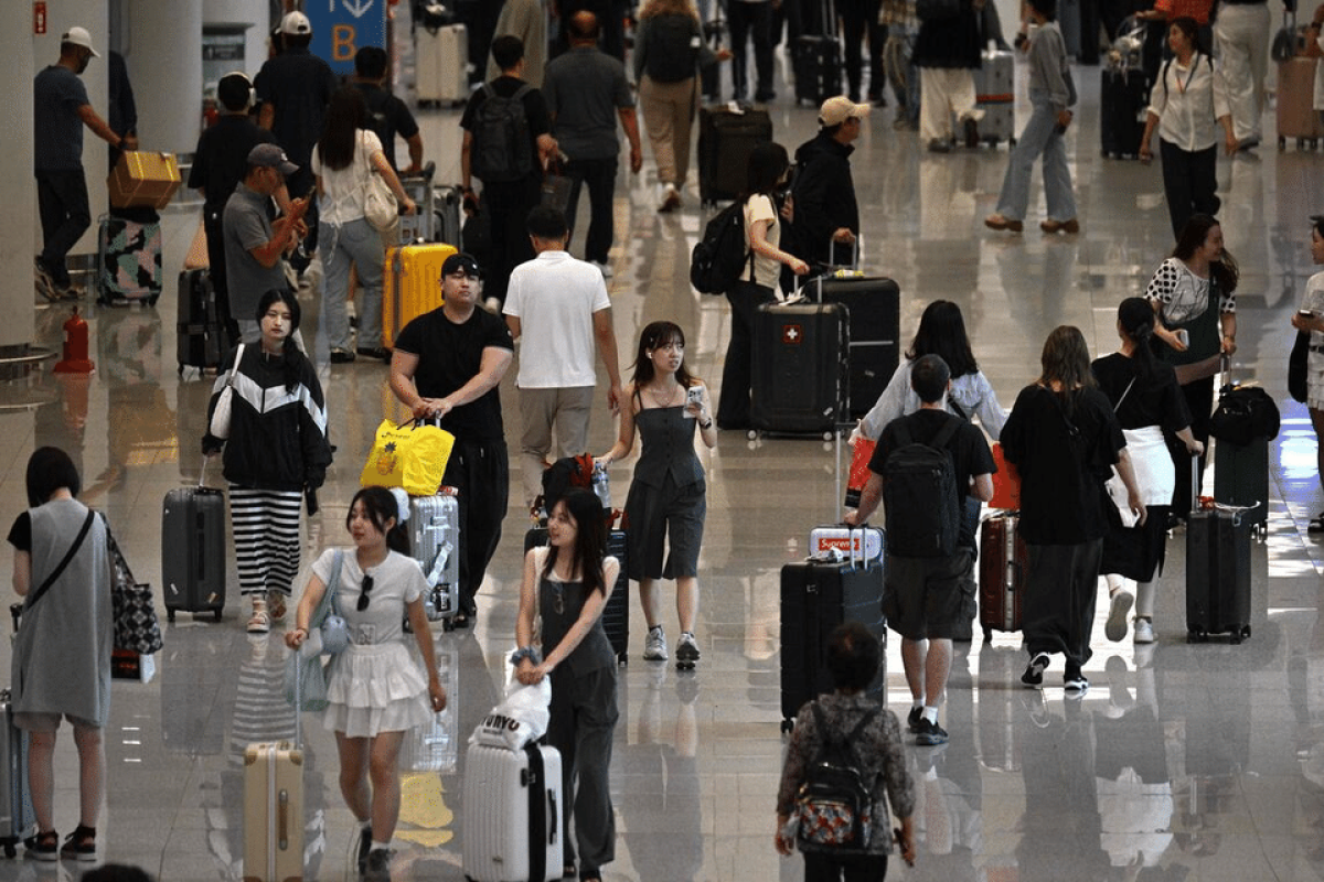South Korea airport workers strike for better pay and conditions