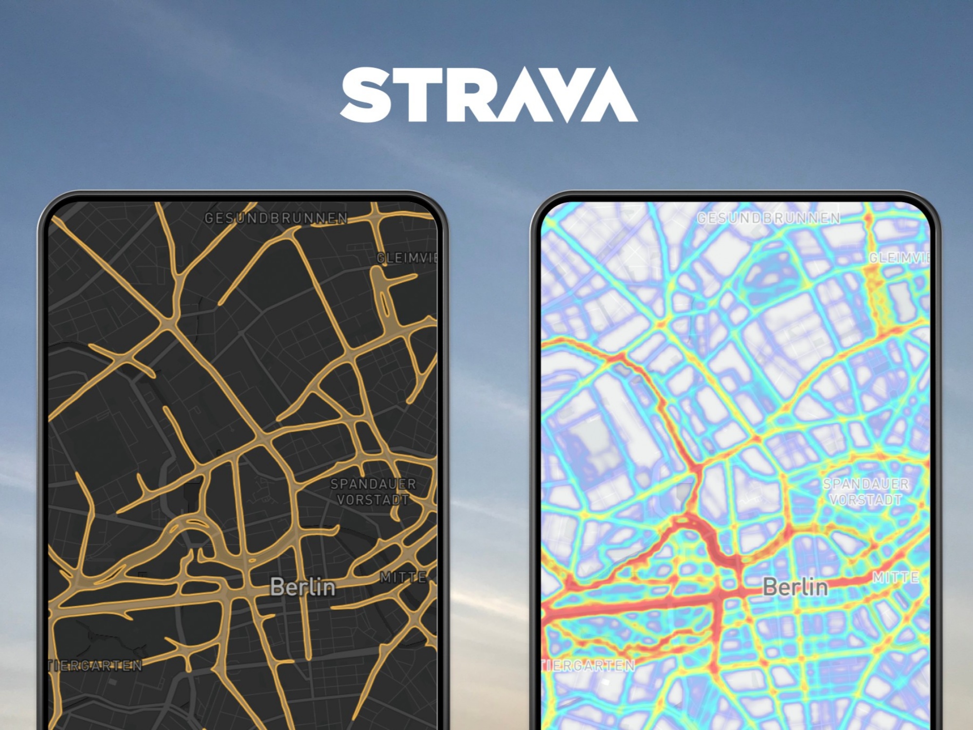 Strava heatmaps