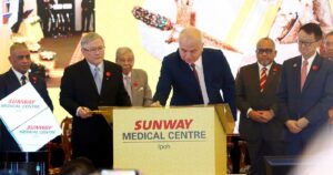 Sultan Nazrin officiates opening of RM430mil Sunway Medical Centre Ipoh