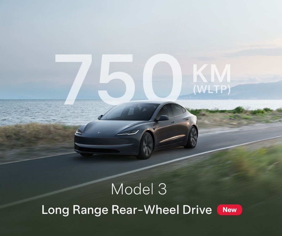 Tesla Model 3 now available in Long Range RWD, signal stalk included. Up to 750km WLTP range, priced from RM185k