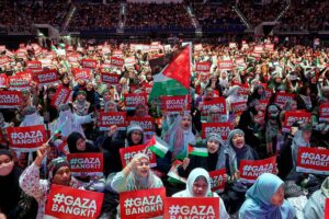 Thousands gather at Axiata Arena in solidarity with Gaza rally