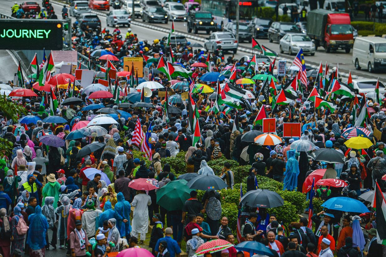 Three demands on Palestinian issue outlined in memorandum to US Embassy